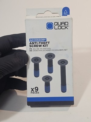 Quad Lock Accessory Anti-Theft Screw Kit x9 Pieces #QLP-TRSK - New