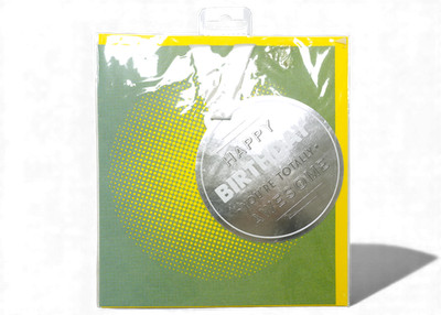 Nächste Feier Geburtstag tolle Medaille Druck Karten