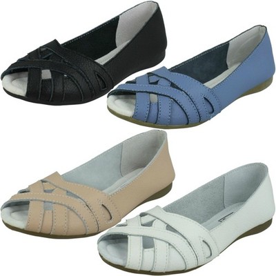Down To Earth Peeptoe-Freizeitschuhe für Damen   F0R0328