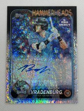 Brock Vradenburg 2024 Topps Pro Debut Auto Autograph Sparkle Foil Marlins #/199