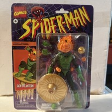 2024 Hasbro Marvel Legends 6  Spider Man Retro Collection Jack O' Lantern NISB