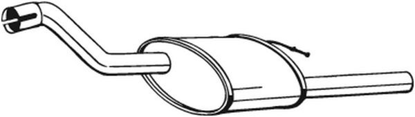 Bosal EndschalldäMpfer NachschalldäMpfer 154-331 FüR DNW Ford Focus 1 Turnier-image