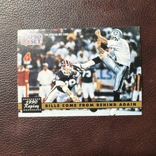 1991 Pro Set - 1990 Replay Steve Tasker, Nate Odomes, Jeff Gossett #328 