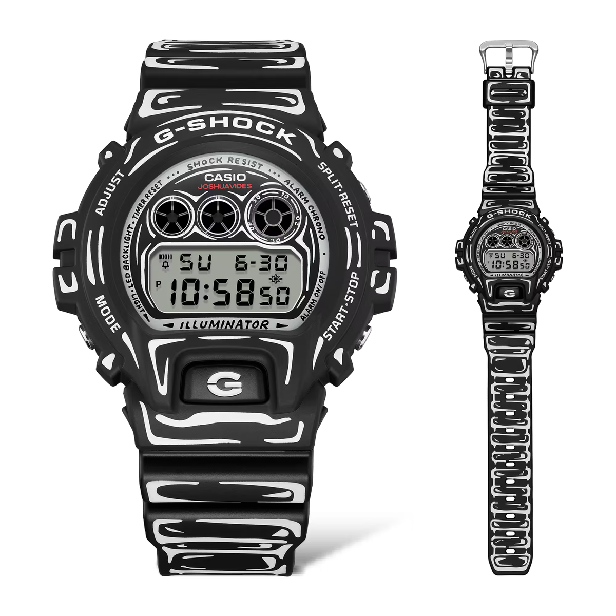 CASIO G-SHOCK DW-6900JV-1JR Joshua Vides Collaboration Model Black