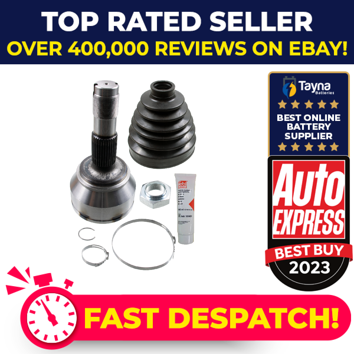 CV Joint fits CITROEN RELAY 2.2D Front Outer 2019 on C.V. Driveshaft 1679601880