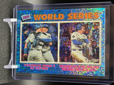 Yamamoto/Freeman 2026 Topps Heritage Chrome Light Blue Sparkle #311 - Dodgers