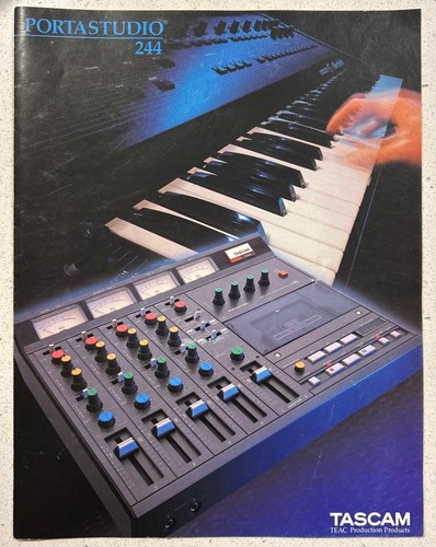 Tascam 244 Portastudio w/ Custom Built Stand. Clean. Tested. Fully Functional! - Picture 17 of 20