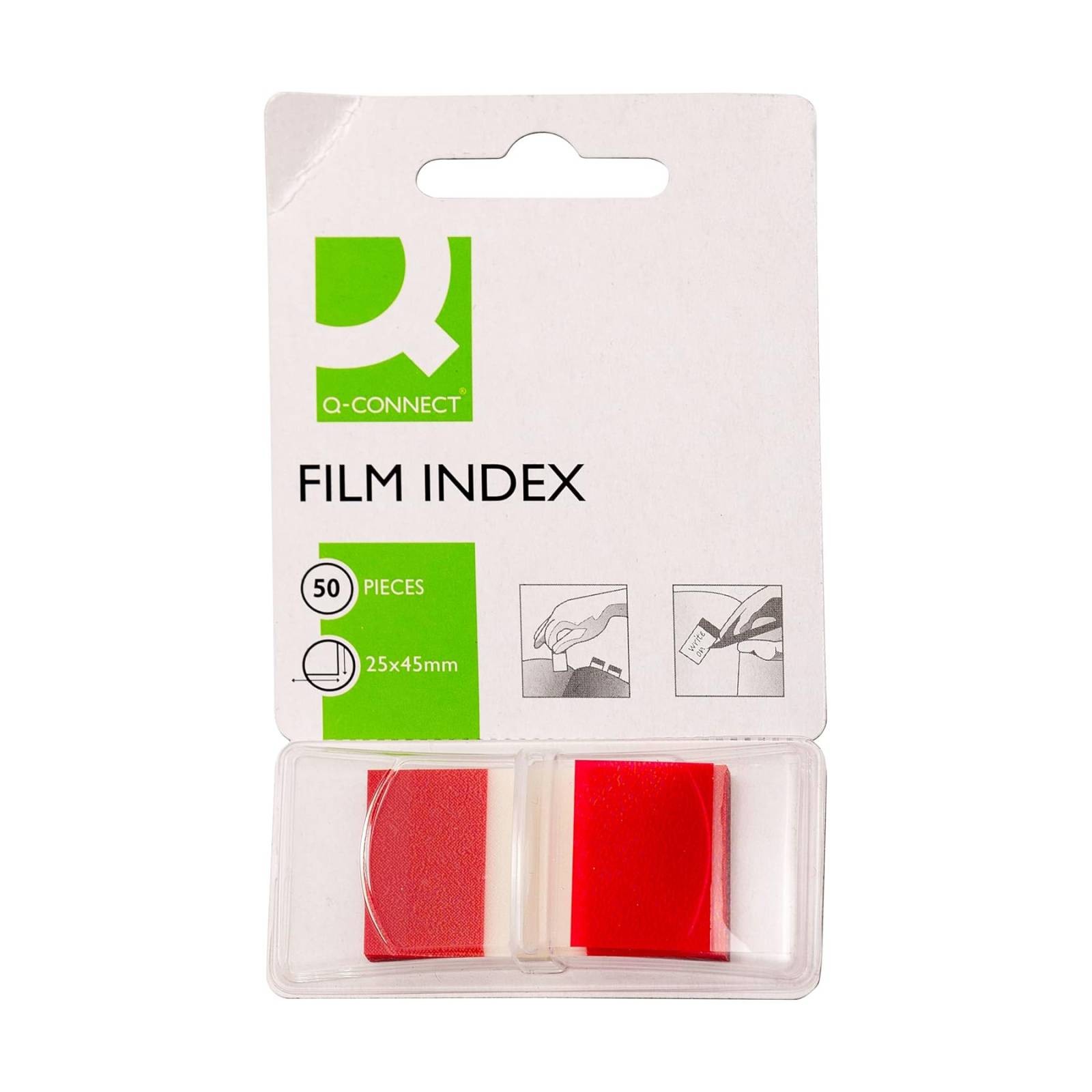 Q-Connect Page Marker Red Pack of 50 (KF03633) - Image 3