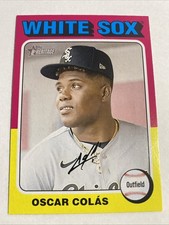 2024 Topps Heritage #218 Oscar Colas Chicago White Sox