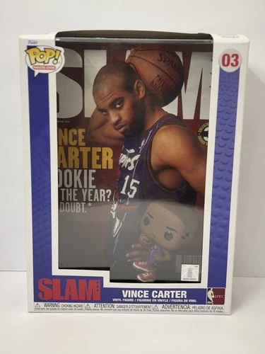 Funko Pop Vince Carter #03 NBA Basketball Vinyl Figure Slam Magazine Covers
