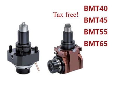 BMT40 BMT45 BMT55 BMT65 Driven Tool Holder 90 ° / 0 ° BMT Power Head 