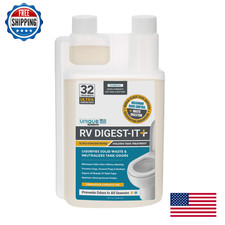 Unique RV Digest-It Ultra RV Toilet Treatment 32 Uses Concentrated Waste Elimina