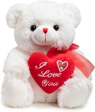 Teddy Bear Stuffed Animal I Love You Teddy Bear with Heart Soft Plush Toy Gift 1