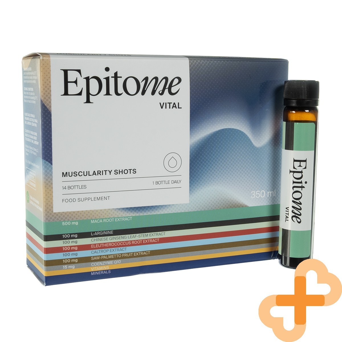 EPITOME VITAL MUSCULARIDAD 25ml x 14 Tiros Bebidas Función Psicológica MACA