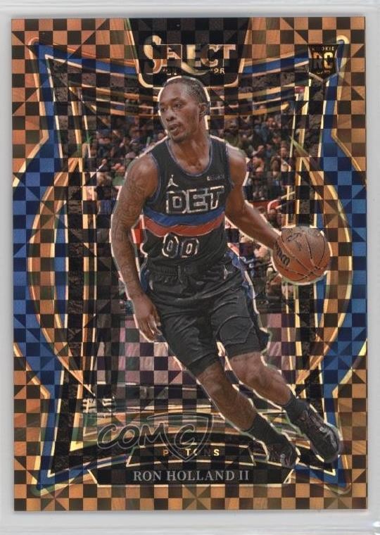 2024 Panini Select Concourse Bronze Checker Prizm /49 Ron Holland II Rookie RC