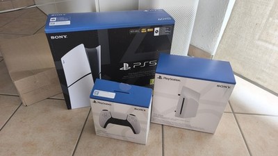 3x Leerkarton OVP PS5 Slim Disc SONY PlayStation 5 original Controller Laufwerk 