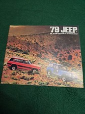 1979 Jeep 4-Wheel Drive Story Car Model Advertising Brochure Literature NICE