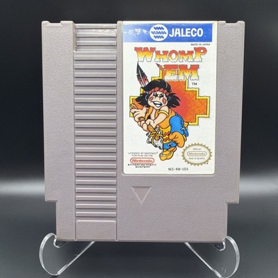 Whomp 'Em (1985) Nintendo NES Tested and Working Authentic Cartridge Only