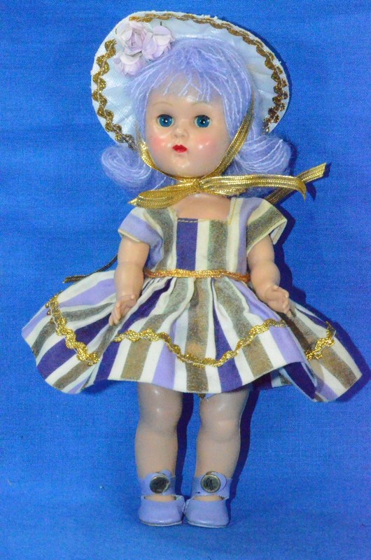 Vintage 8" Vogue Ginny Doll SLW ML Ginny Goes Mod Tagged Oufit