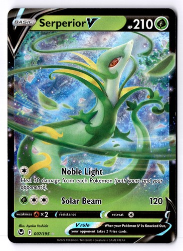 Serperior V Ultra Rare SWSH12: Silver Tempest 007/195 NM - Bild 1 von 2