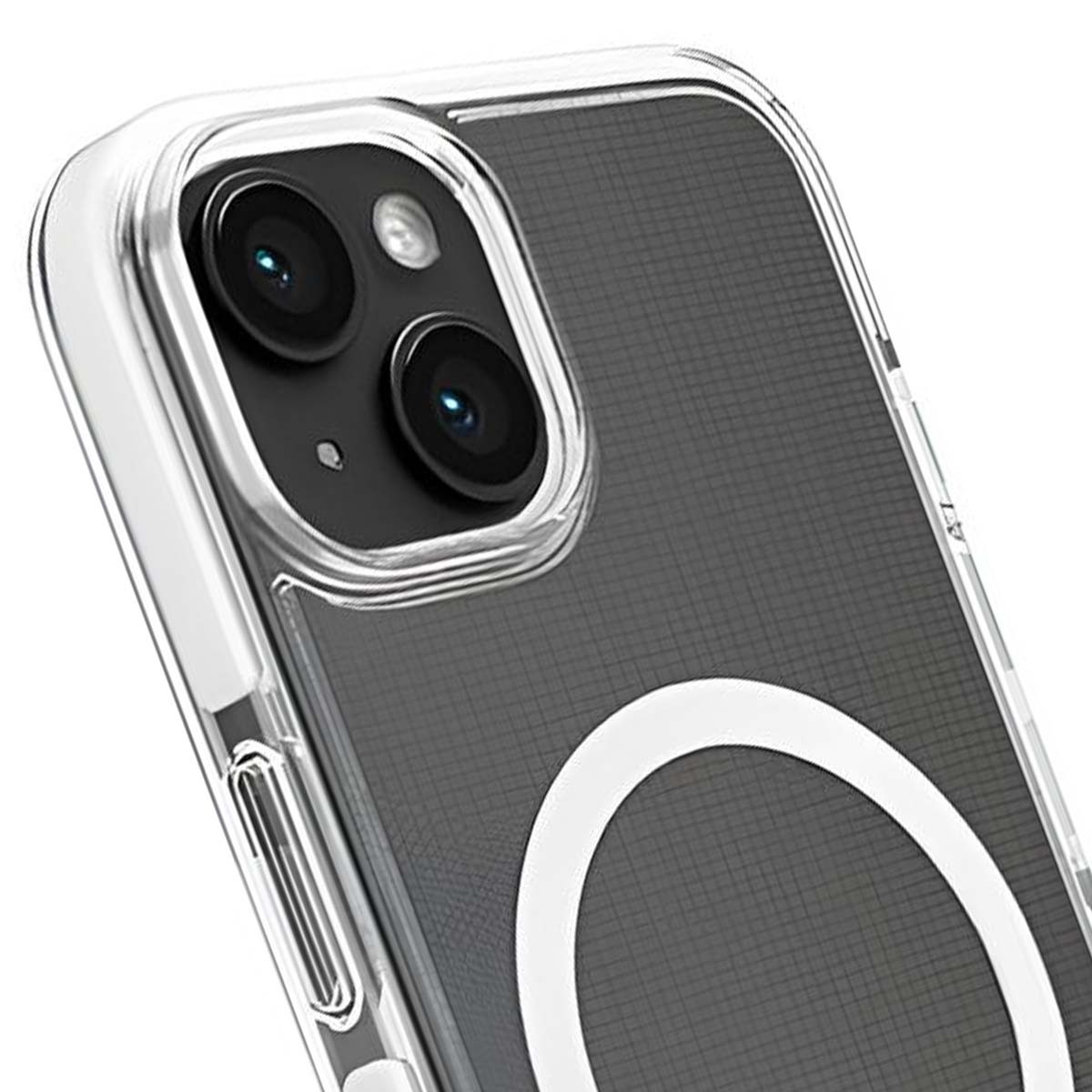 Coque iPhone 15 Plus finition Premium Puro LiteMag Pro antichoc transparente - 3