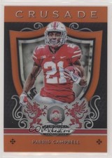 2019 Panini Prizm Draft Crusade Orange Prizm Parris Campbell #9 s3g