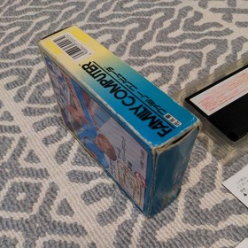 Box theory postcard ``Money Game Stock Simulation Game'' FC Famicom Software