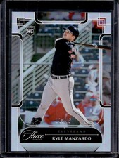 Kyle Manzardo 2024 Panini Three and Two #22 Rookie Holo Silver #1/49