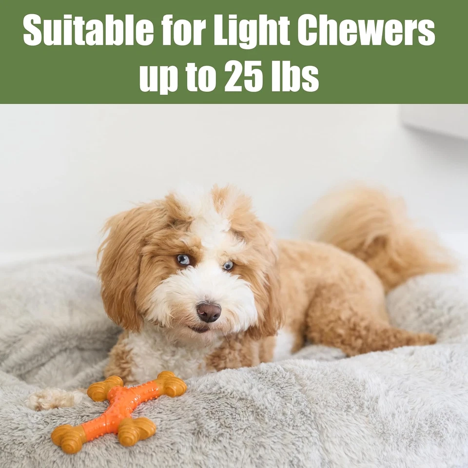 Bam-Bones Dental X-Bone - Сделано из Бамбукового Волокна и Массажного Резинового Центра,  - Изображение 4 из 4