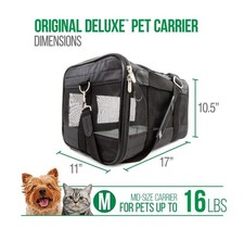 Sherpa Original Deluxe Travel Pet Carrier Airline Approved  Guaranteed On Board