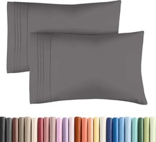 Queen Pillow Cases Set of 2 - Ultra Soft Hotel Quality Pillowcase Covers - Comfy