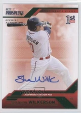 2009 TRISTAR Prospects Plus Green Auto 18/25 Shannon Wilkerson #66 Auto fm0