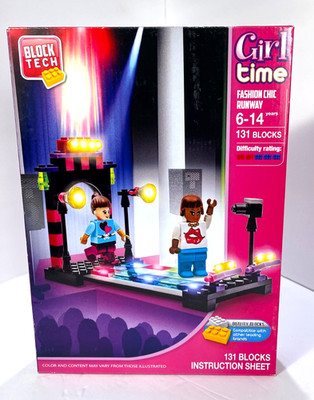 Girl Time Fashion Chic Runway Block Tech 131 blocks