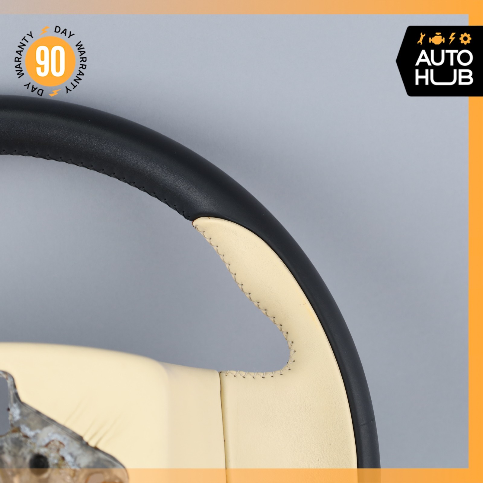 08-18 Bentley Continental GTC GT Driver Steering Wheel Leather OEM