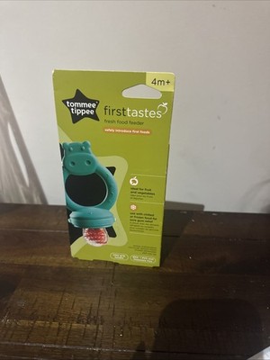 Tommee Tippee First Tastes Fresh Food Feeder Safe Snap On Cap 4 Months+