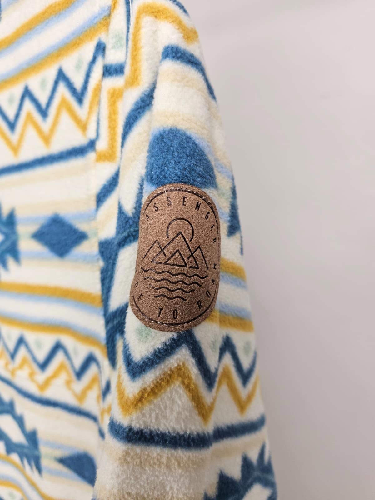 Passenger Womens Pullover Snap Button Aztec Fleec… - image 6