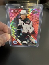 2024-25 UD Allure Red Rainbow Parallel Clayton Keller 62 Utah Hockey Club