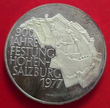 1977 Austria 100 Schilling Silver Coin - Proof-like 
