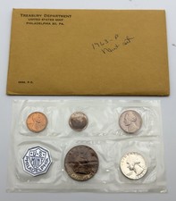 1963-P US Mint Silver Proof 5 Coin Set Rainbow Toned 90% High Grade Lot In OGP