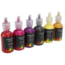 Peinture Liquide à L'encre 12 Couleurs Pour Aérographe Idéale Pour La Décorat ]