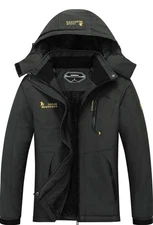 MOERDENG Womens Unco & Boror Winter Jacket w/Removable Hood XXL Dark Gray Ski