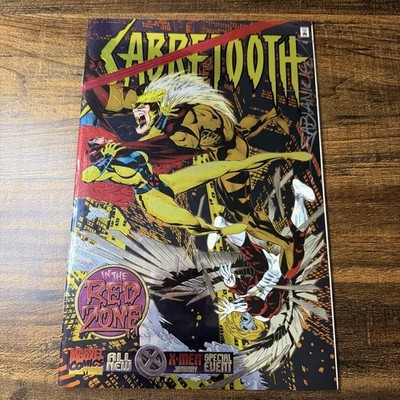 Sabretooth Special #1 SIGNED FABIAN NICIEZA (Marvel 1995) Chrome Foil!