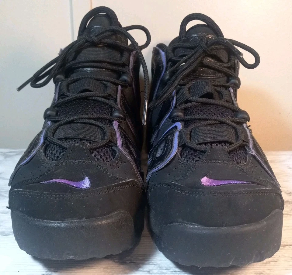 Nike Air More Uptempo PS 'Black Action Grape' Juvenil Talla 6.5Y DX5955-001 Foto 4 de 4