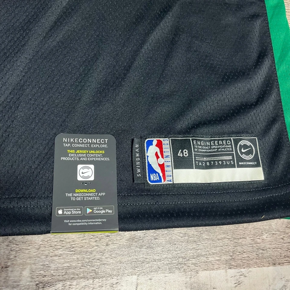 Camiseta deportiva Kemba Walker para hombre grande negra Nike Boston Celtics NBA baloncesto deportes Foto 4 de 4