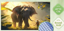 15 X 27 INCHES Large Diamond Art Kits Diamond Painting NEW KIT 8 ELEPHANT