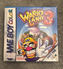 Nintendo Wario Land 3 Game Boy Color Complete in Box Manual NTSC-U/C E