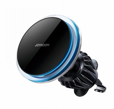 Qi Wireless MagSafe Magnetic Inductive Charger Car Mount Joyroom JR-ZS291 Black