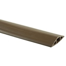 HUBBELL WIRING DEVICE-KELLEMS FT3BR5 Cable Protector,1 Channel,Brown,5 ft. L 5D6