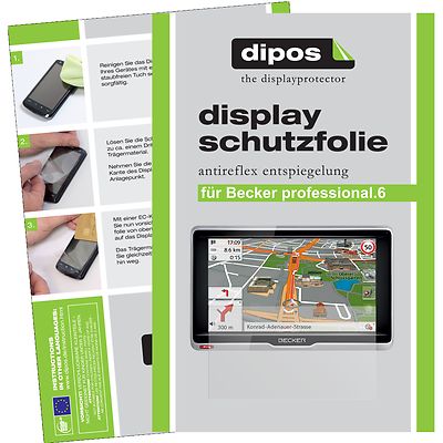 3x Schutzfolie für Becker Professional.6 matte Displayschutzfolie Antireflex