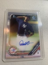 2019 Bowman Chrome 1st Auto Deivi Garcia